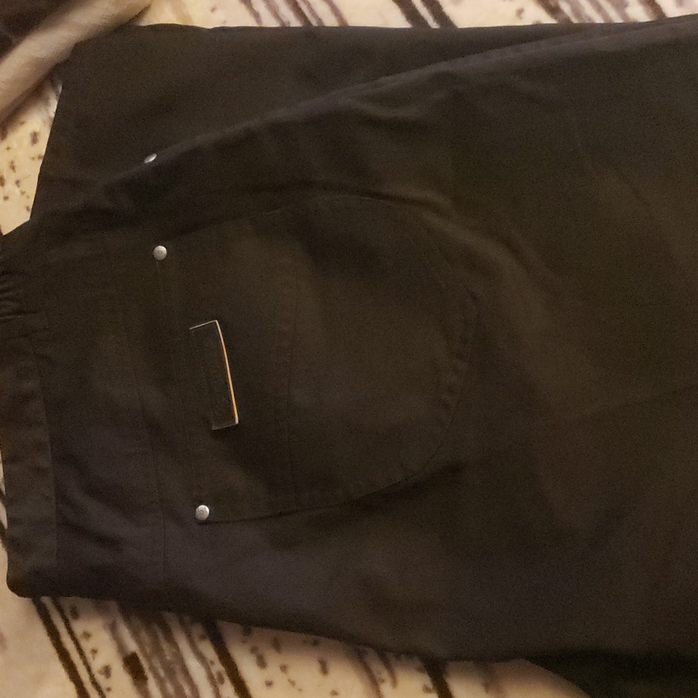 Gitano Black Bootcut Jeans Elastic Stretch at Waist Aka. Flex Waist 38